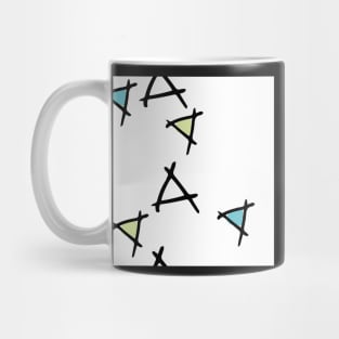 Tumbling Triangles Mug